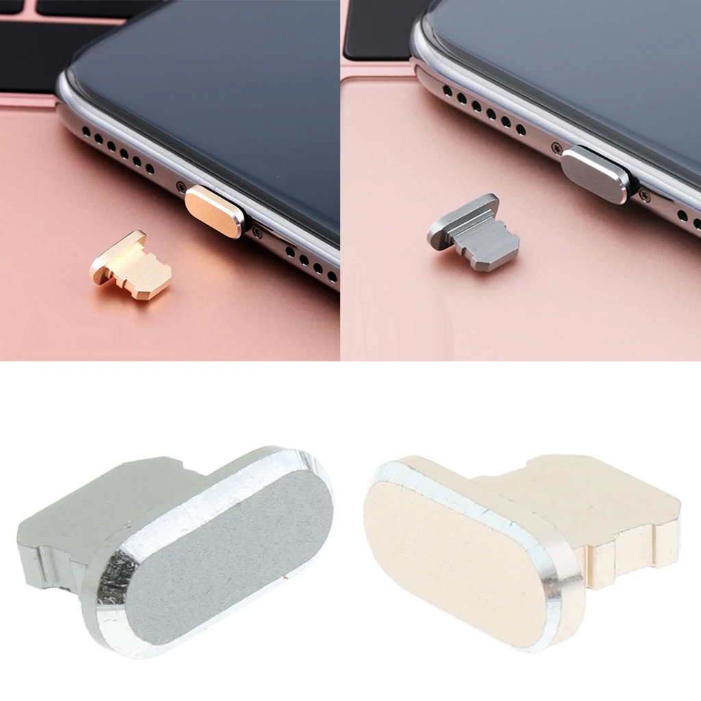 

Magideal 2x Anti Dust Cover Protector Plug Stopper Cover for iPhone X Mobile