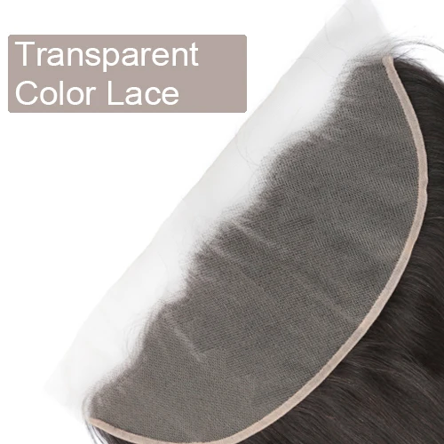 Transparent Lace Alibaby Hd Кружева Фронтальные предварительно сорванные 13x4 прозрачные кружева фронтальные уха до уха 8-22 дюймов Кружева Фронтальные закрытие прямые перуанские - Цвет: Transparent Lace