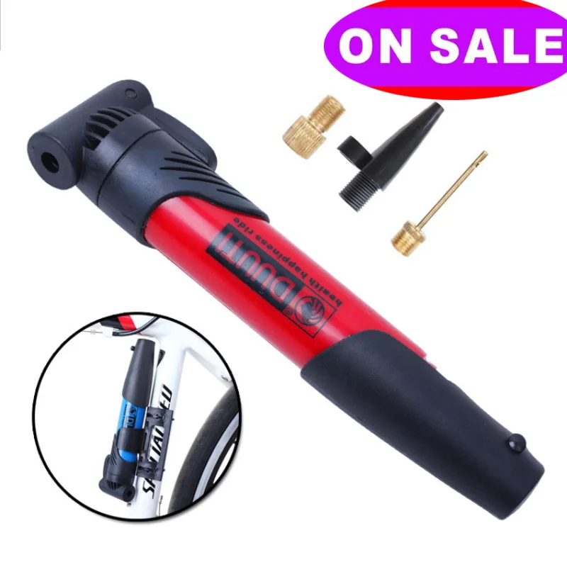 Bicycle Pump Portable Inflator High Strength Air Pumps Hiking Bike Cycling Pump Bike Accessories