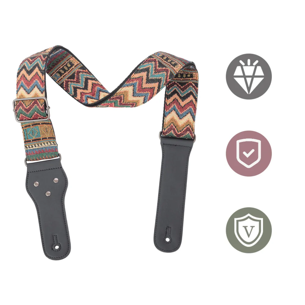 1PC Guitar Strap Practical Adjustable Creative Chic Durable Starp Belt Shoulder Sling for Bohemia Instrument | Спорт и развлечения