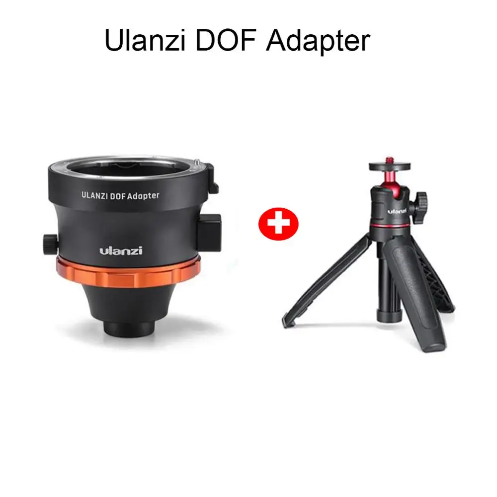 DOF adapter Адаптер Ulanzi DOF E Mount Full Frame camera Lens Adapter адаптер для смартфонов SLR/DSLR& cinema Lens Adapter для телефонов iPhone Andriod - Цвет: DOF adapter