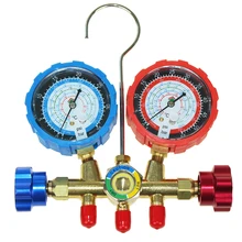 A C манометр HS-536G-410A коллектор для R410 с 3 Красочные 1 м шланг