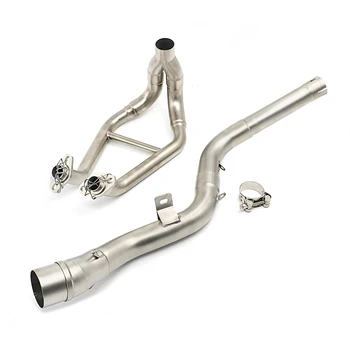 

Slip-on motorcycle exhaust link middle pipe front exhaust headers escape for Kawasaki ninja 250 / 300 2013 2014 2015 2016