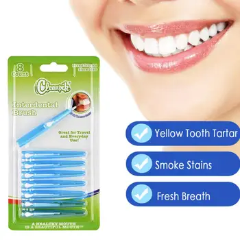 

Cleanpik Interdental Toothbrush Straight Push And Pull Between Teeth Adult Orthodontic Toothbrush Interdental Brush Oral