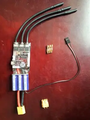 Оригинальная плата управления приводом VESC4 Benjamin ESC(Часть платы-аппаратное обеспечение 4,12-прошивка 3,38 - Цвет: V4 finished board