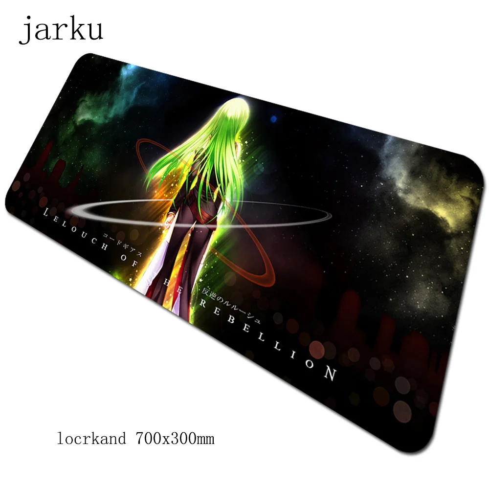 Популярный игровой коврик для мыши Code Geass 700x300X3 мм, Домашний ноутбук, аксессуары для ПК, эргономичный коврик для мыши
