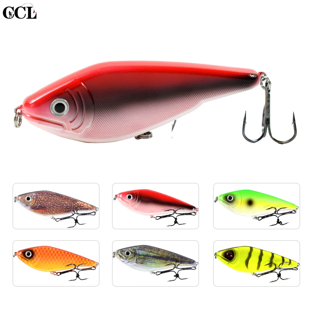 CCLTBA 90 мм 26 г Жесткий Пластиковый корпус Jerkbait Swimbait Suspending Pike Musky Bass рыболовные