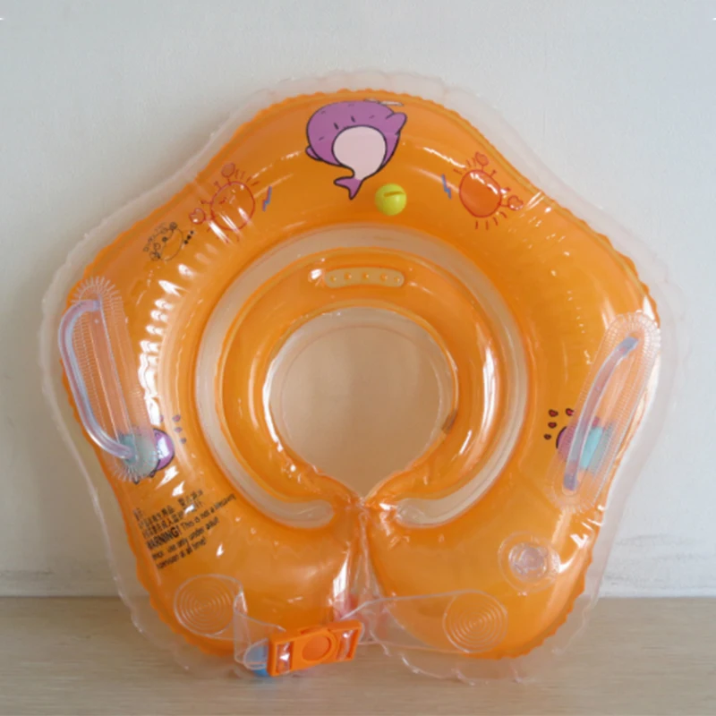 Swimming Baby Accessories Neck Ring Tube Safety Infant Float Circle for Bathing Inflatable Flamingo Inflatable Water Dropship