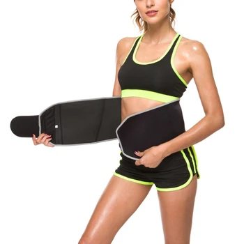 

Women Beauty Waist Support Adjustable Waist Trimmer Belt Sweat Wrap Tummy Stomach Weight Loss Fat Slimming Exercise Belly Body