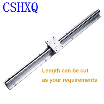 

SBR20 linear guide set : 2pc SBR20 1100mm linear rail guide + 4pcs SBR20linear bearing block cnc router 3d printer cnc diy kit