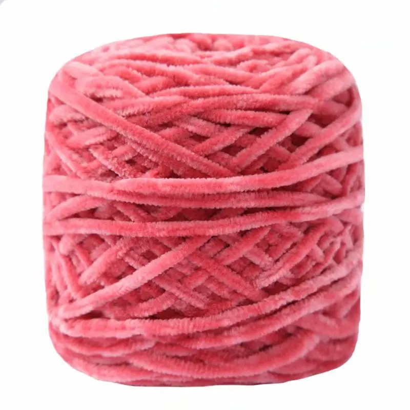 100g / 1PC Chenille Velvet Yarn Knitting Wool Thick Warm Crochet Knitting Yarns Cotton Baby Wool DIY Hand-Knitted Sweater 6
