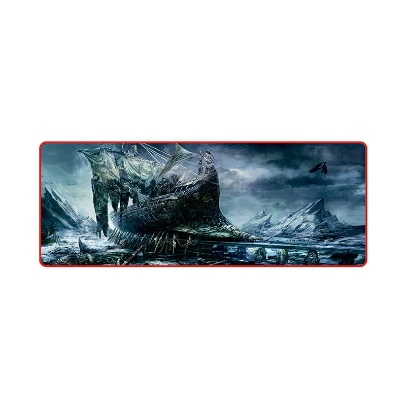 900x350mm FFFAS большой игровой коврик для мыши, коврик, покрывающий клавиатуру и мышь, ПК, ноутбук, компьютер, бутик, периферийные устройства, RGB светодиодный замок - Цвет: 900x350mm