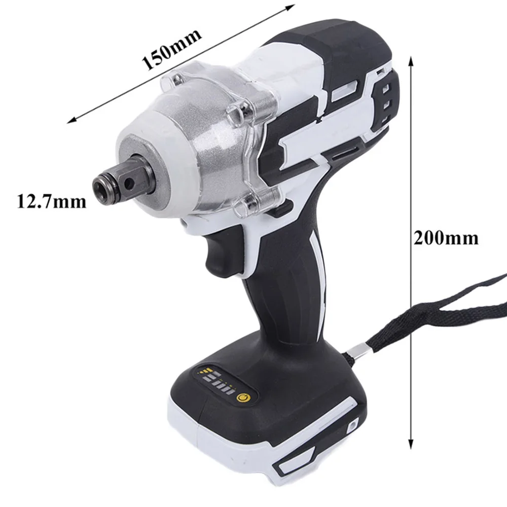

520Nm 1/2inch Cordless Impact Wrench Body No Batteries For Makita 18V Battery Socket Power Tools Electric Wrench