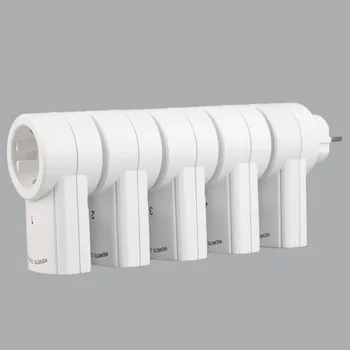 

5 Wireless Switches Socket Remote Control Power Outlets Electrical Plugs Adaptors with EU Plug