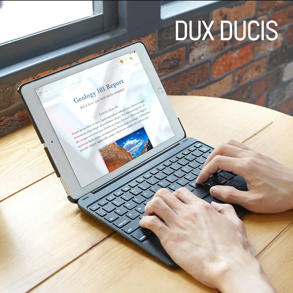 Оригинальный чехол DUX DUCIS с беспроводной клавиатурой и Bluetooth для iPad Pro 9 7 умный