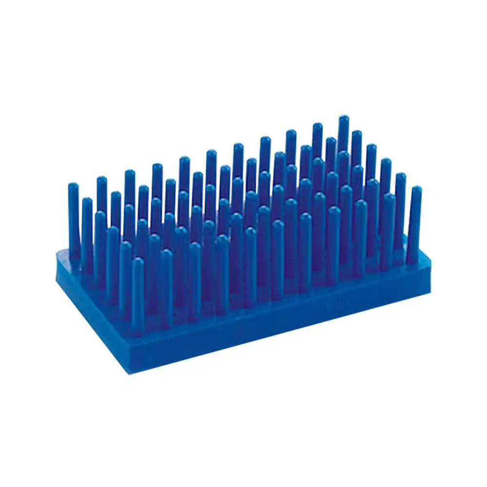 

Column Test Tube Rack Laboratory Storage Holders Centrifuge Tube Rack Lab Supplies 6*11 Pillars Experimental Consumables Blue