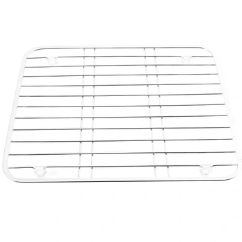 

304 Stainless Steel Sink Drainer Rack Multifunctional Kitchen Fruit Vegetable Dish Drying Rack Kitchen Sink Protector Grid