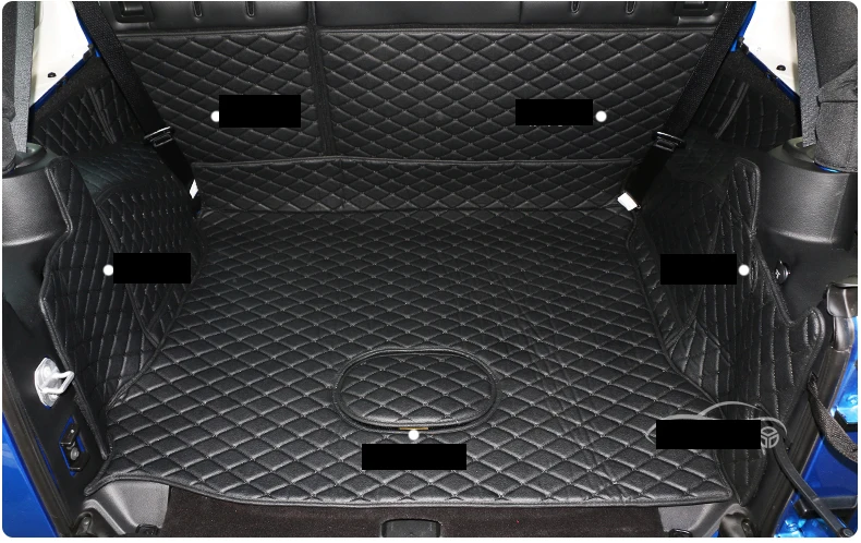 Для jeep wrangler кожаные багажнике автомобиля коврик для багажника 2011 2012 2013 JL