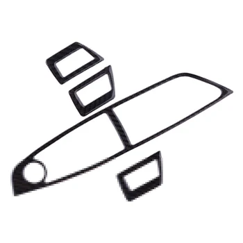 

4pcs Car Door Window Lift Switch Button Frame Panel Cover Trim Fit for BMW 5 Series F10 2011 2012 2013 2014 2015 2016 2017 2018