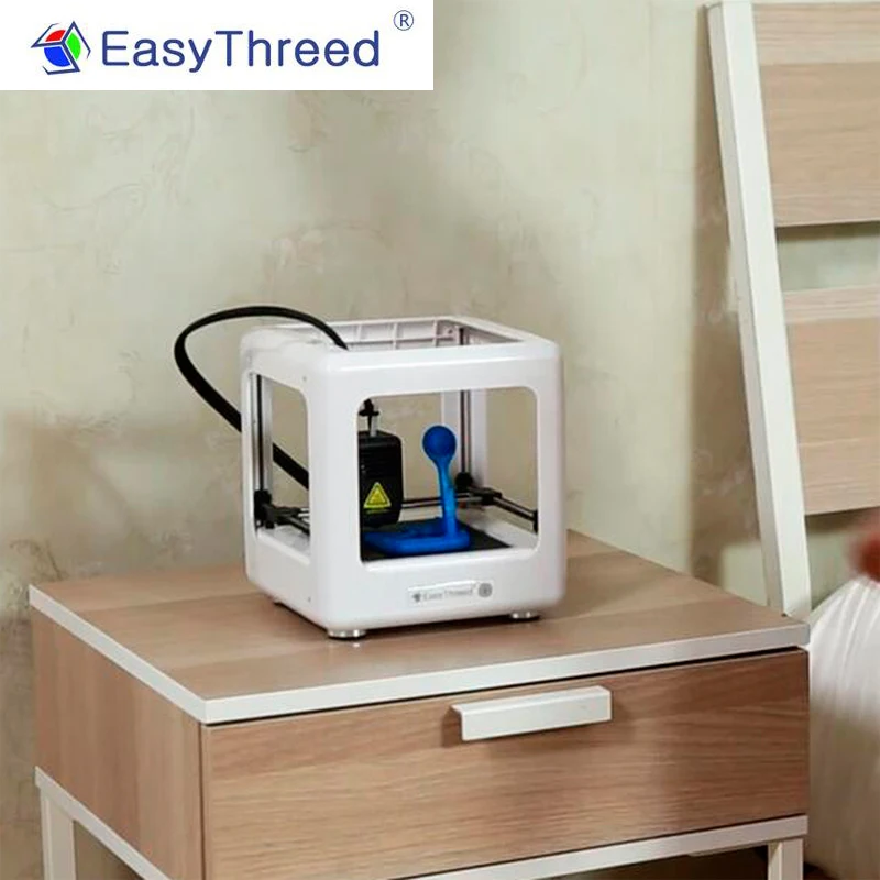 EasyThreed мини FDM 3d принтер для детей простой в эксплуатации бытовой образование большой праздник Рождество DIY печать подарок для детей