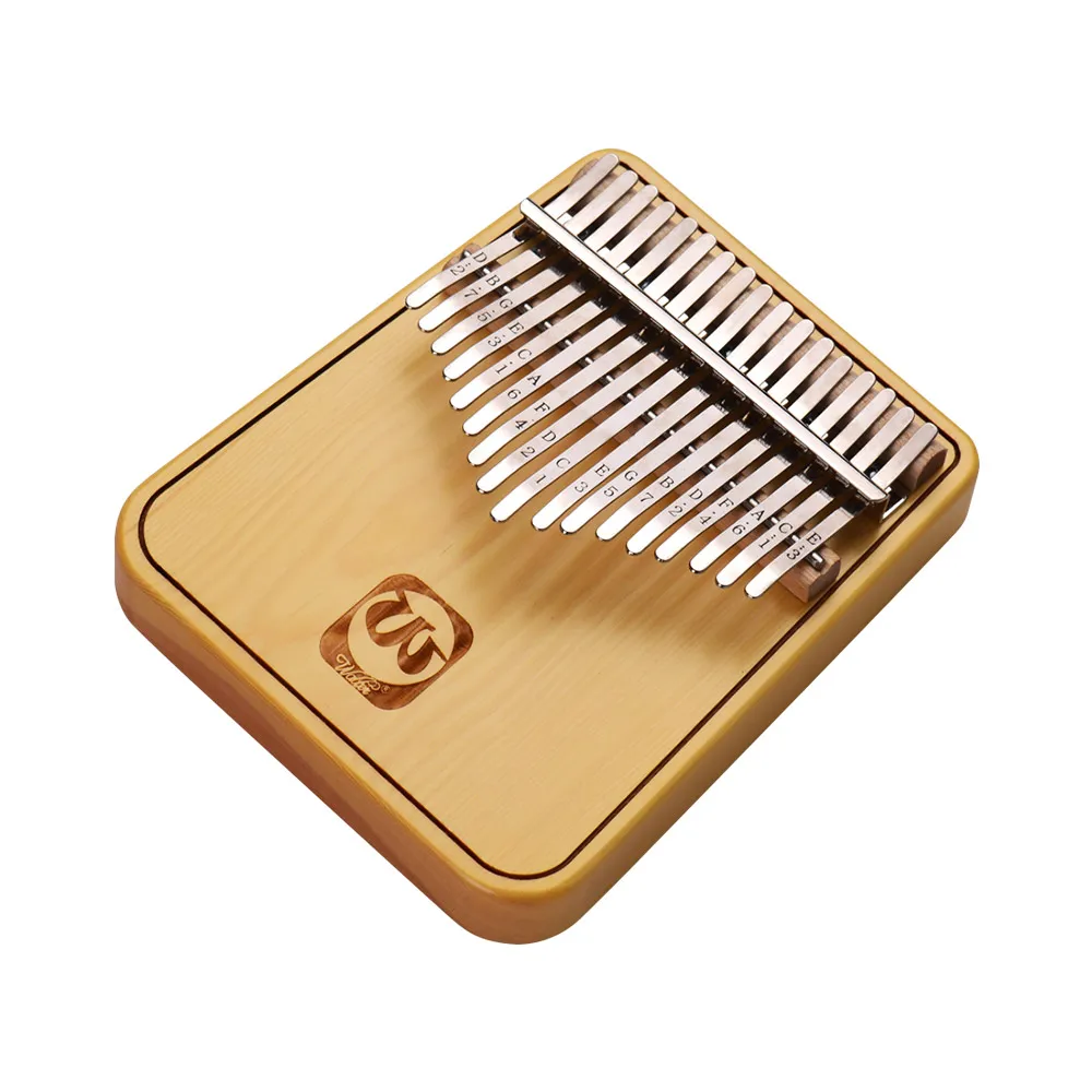 Уолтер. t WK-17PD Портативный 17-клавишным Kalimba игрушечное пианино Mbira ель дерево с задней подставкой музыкальный подарок для студентов начинающих