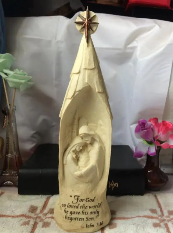 

Christmas Gift Nativity of the Holy Family sculpture ornaments icons virgin mary figurine christian statues