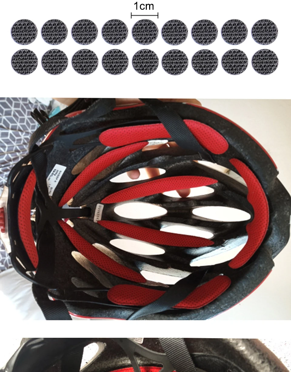 LOCLE Bequemes Fahrradhelm-Futter, Fahrradhelm-Pads, weicher, versiegelter Schwamm, Fahrradhelm mit Innenpolster – Detail 12