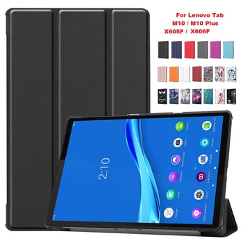

For Lenovo Tab M10 Plus TB-X606F 10.3" Smart Cover Funda Ultra Slim Magnetic Folding Stand Shell For Lenovo Tab M10 10.1" X605F