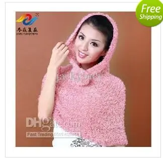 

Super Elastic Soft Scarf Shawl Fashion Style Autumn Winter Fiber Wool Collar Neck Warmer Scarves Free Shipping