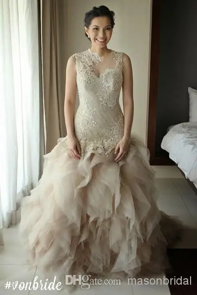 Свадебное платье Casamento роскошное vestido de noiva Новое модное романтическое сексуальное винтажное платье с оборками для мамы невесты