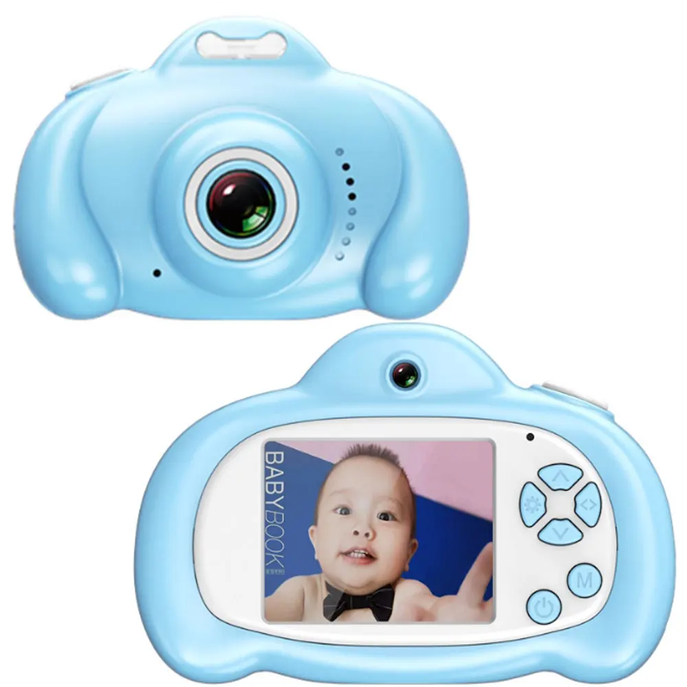 Бесплатная доставка детская цифровая камера с двумя объективами 16Mp 2 0 дюйма