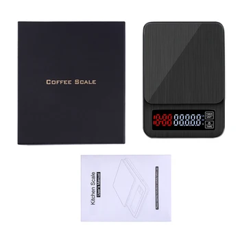 

5000/0.1g Digital Kitchen Baking Food Weighing Scale Electronic Stainless Steel