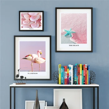 

Custom Poster The Birds And The Sea#Q Canvas Wall Art Picture Set Posters Home Decor Prints Abstract Prints for Room20-0923-16