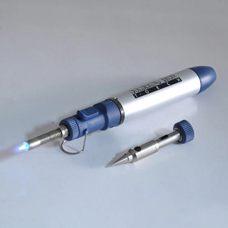3 In 1 Cordless Butane Soldering Iron Torch Kit Manual Ignition Tool S7#5