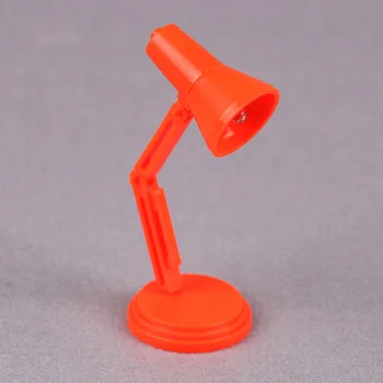 

1:6 Table Lamp Mini Ceiling Gift Toys Dolls LED Light Desktop Pretend Play Dollhouse Furniture Miniature Cute Decoration