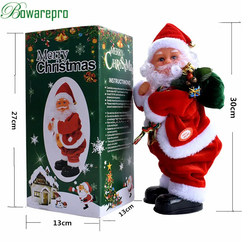 

Christmas New Gift Dancing Electric Musical Toy Santa Claus Doll Twerking Singing Xmas Decoration for home Hip Twisted Dance