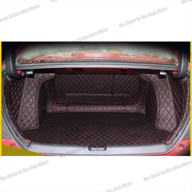 Кожаный коврик для багажника автомобиля Тип r подкладка груза Honda Civic 2016 2017 2018 2019