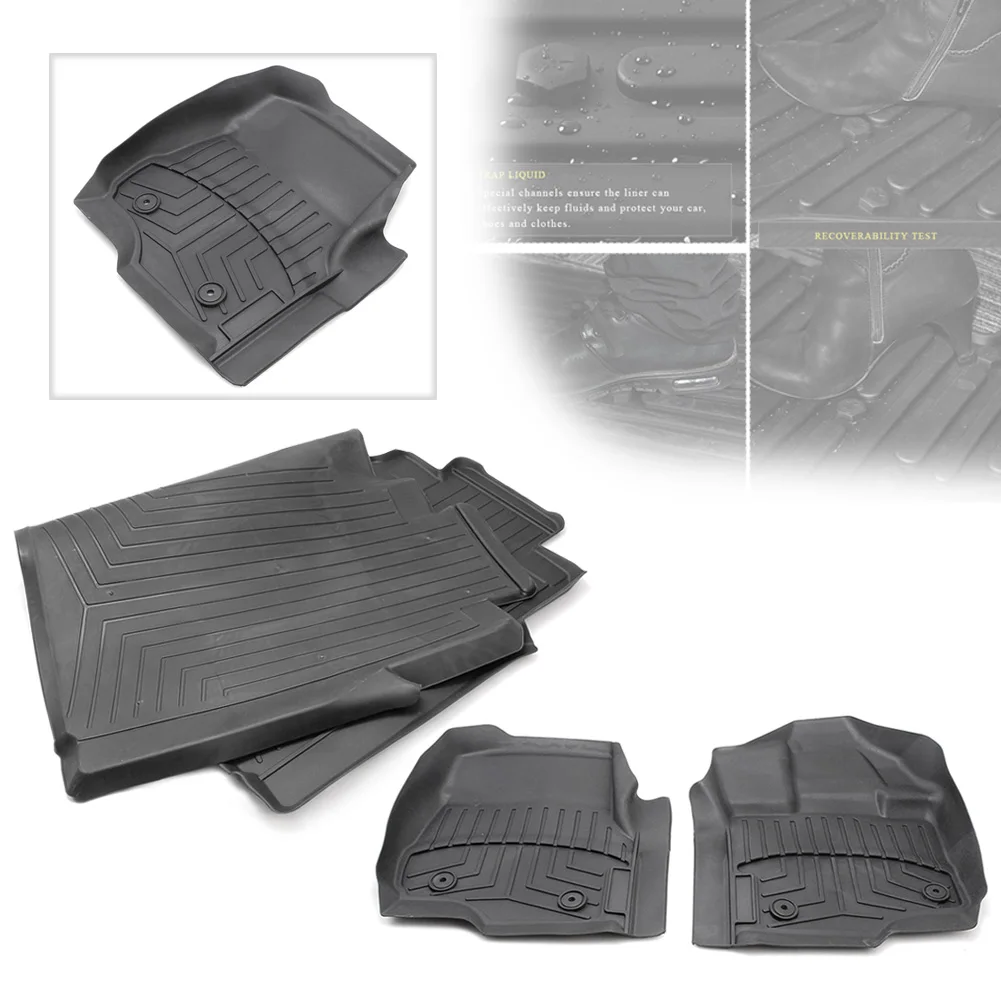 3 шт. резиновые напольные коврики для автомобиля 2017 дюйма|Автомобильные