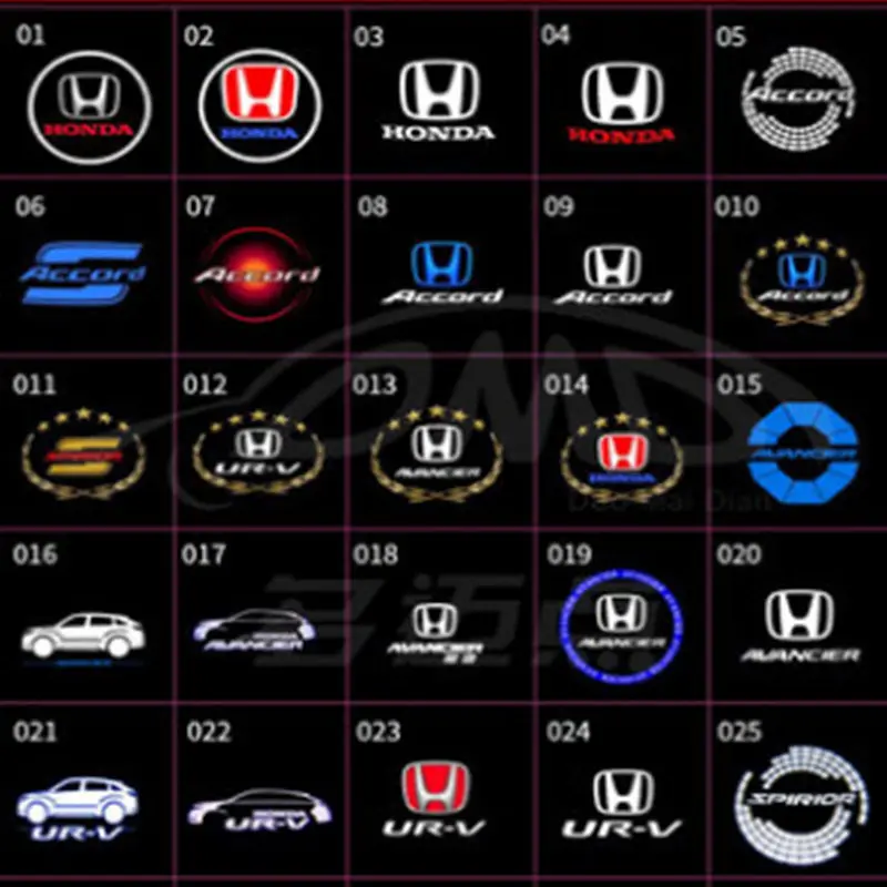 Светильник двери автомобиля Добро пожаловать светильник проекционный светильник для Honda ACCORD, Honda CROSSTOUR