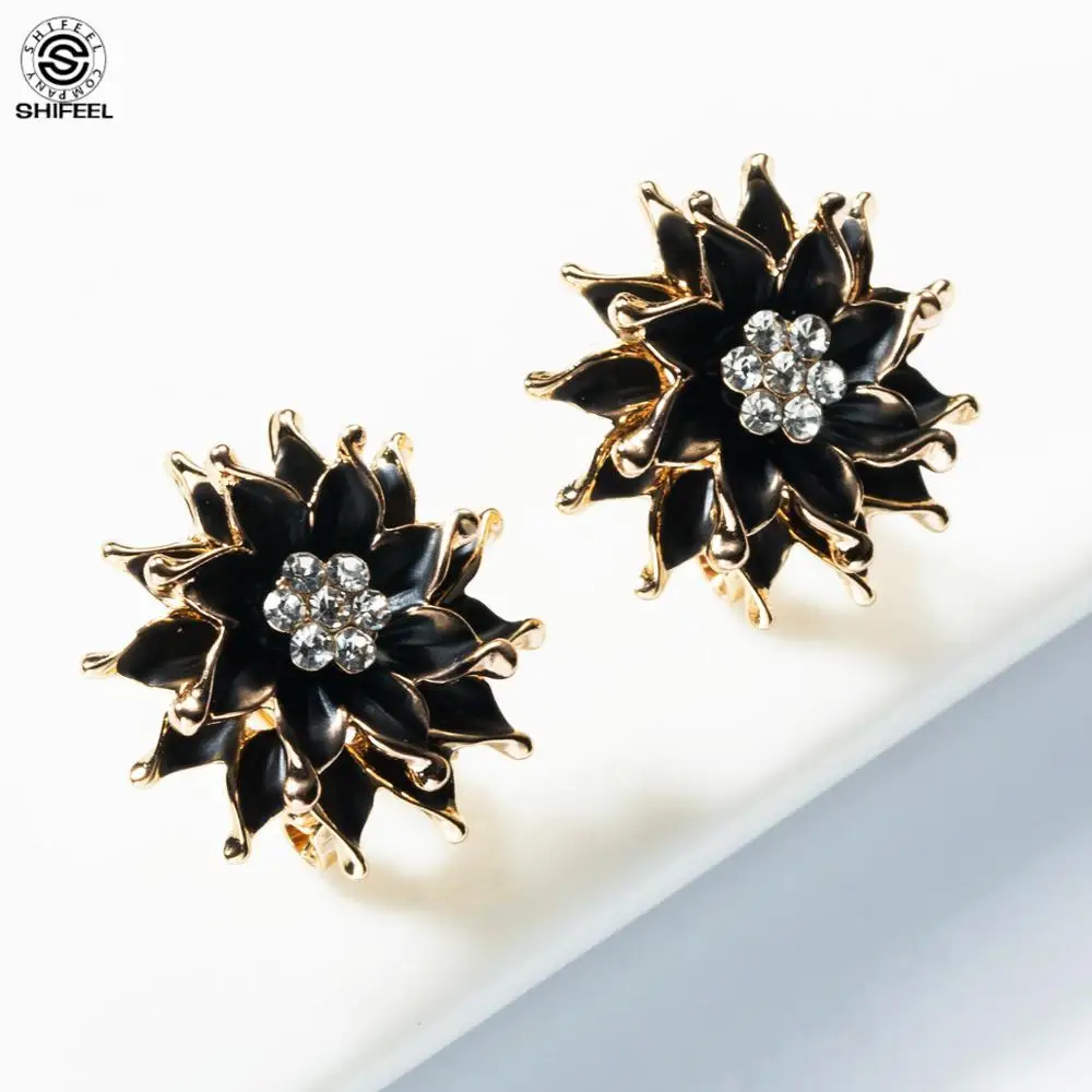 Женские серьги-капельки с горным хрусталем SHIFEEL изысканные простые подарочные