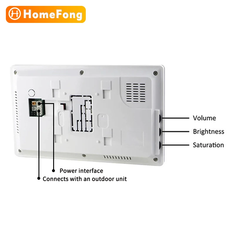 aiphone jo series HomeFong 7 Inch Monitor 1000TVL Doorbell Camera Outdoor Call Panel for Video Door Phone Intercom Security System doorphone