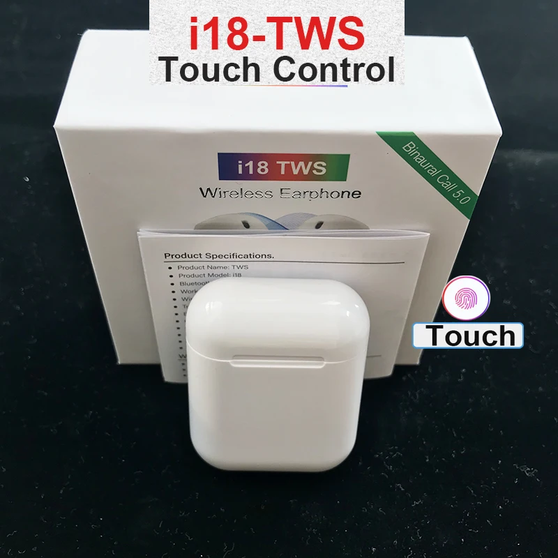 i12 i11 TWS Wireless Stereo earbuds i18 i7s tws Bluetooth 5.0 Headset Sports Earphone for Iphone Android Huawei not i9s i10 i13