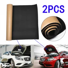 2 шт авто Интерьер звукоизоляционный Deadener теплоизоляция пены коврик поставки комплект