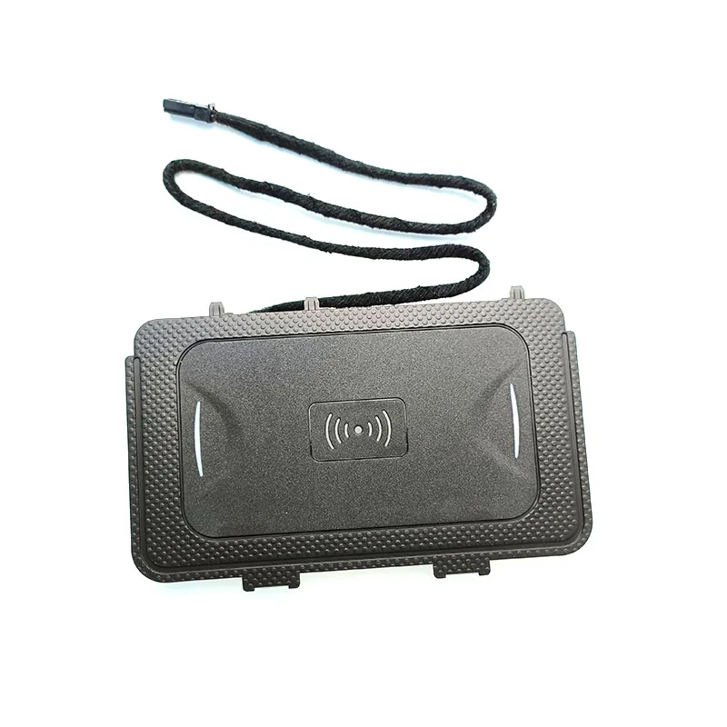 EVURU Caricabatterie Wireless Qi Per Auto 15W – Piastra Di Ricarica Per Volkswagen T-Cross, T-Roc, Teramont, Jetta, Phideon (Modello T-Cross)