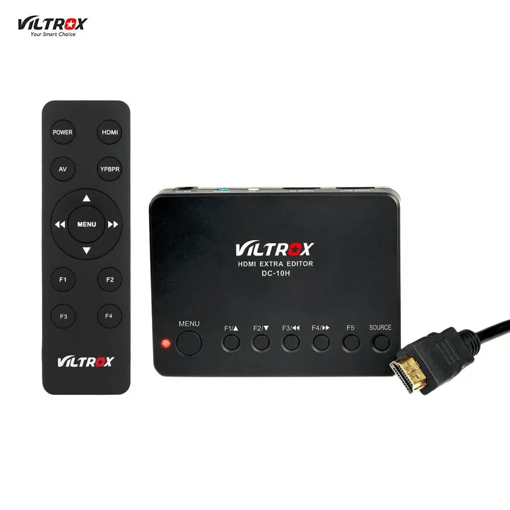 VILTROX DC-10H Full HD 1080P 60fps DLSR беззеркальная камера для монитора дисплея ТВ адаптер конвертер коробка Editor с пультом дистанционного управления