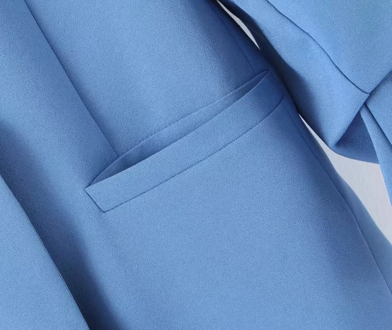 Осень 2019 повседневное синее пальто с длинными рукавами женские блейзеры и куртки элегантная верхняя одежда офисные женские блейзеры