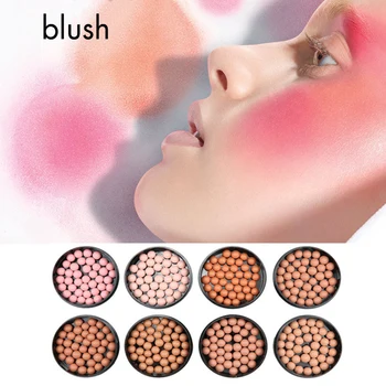 

Matte Blusher Ball 3 In 1 Makeup Face Blush Eyeshadow Contour Cosmetics Powder Balls Blush Palette