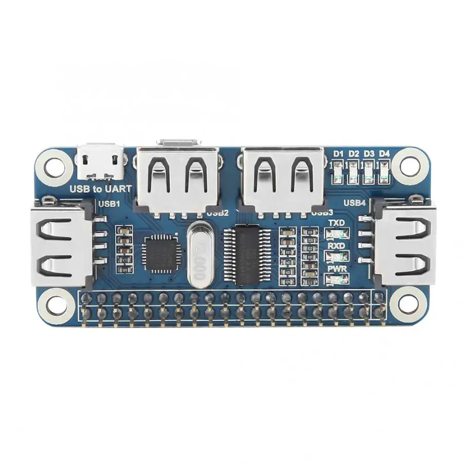 Микро USB концентратор индукционный нагреватель 4 порта микро usb-хост OTG концентратор адаптер для Raspberry Pi Штатив для уровня лазы