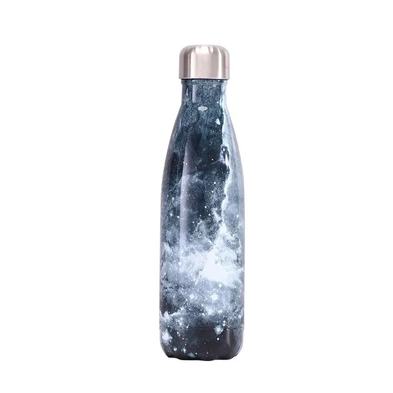 Starry-C 500 мл Термос, бутылка из нержавеющей стали, термосы, чашка, Термокружка, термобутылка для воды, Термокружка, термопара - Цвет: Starry-C