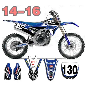 

New Full Graphics Decals Stickers Custom Number Name Glossy Bright Stickers Waterproof for YAMAHA YZF250 2014-2016